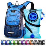 Mothybot Insulated Hydration Backpack Pack with 3L BPA Free Leak Proof Water Bladder, Large Storage Lightweight Hiking Daypack w