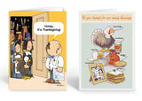 Stonehouse Collection, Celebrate the Season with Heartfelt Wishes, Thanksgiving Greeting Cards, 5x7, Made in the USA (Assorted #