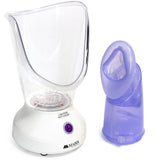 Mabis Steam Inhaler with Adjustable Facial & Nasal Mask (FSA/HSA) - Natural Vapor Inhaler Therapy for Sinus Relief, Skincare, &