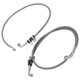 Caltric Front Right & Left Brake Line Compatible with Polaris RZR Trail S 1000 2016-2021 / S4 1000 2019-2021 / RZR 900 2021 / S
