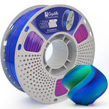 Gryddle Silk Tri Color PLA 3D Printer Filament, 1.75mm 1KG (2.2lbs), High Gloss Shiny Finish, Smooth Surface, Easy Printing, Dim