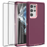 AICase for Galaxy S22 Ultra Case with Screen Protector, Heavy Duty Drop Protection Rugged Shockproof/Dustproof Rugged Durable Ca