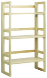 Casual Home 3-Shelf Folding Student Bookcase (20.75 Wide)-Natural