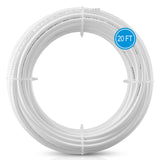 20FT 1/4 Inch O.D.RO Water Tubing,NSF Certified Pipe for RO(Reverse Osmosis) Water Purifier Filter System,BPA free Flexible Plas