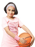 Bharatasya Kids Unisex Knitted Sports Set Of Sweatband And Wristband For All Seasons Sweatabsorbent Sports Headband For Boys And
