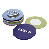 ECR4Kids SoftZone Emotion Pads with Mirror, Spanish, Expression Cushions, Earthtone, 8-Piece