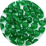 YUEXIGO 500pcs 4mm Crystal Glass Beads for Jewelry Making, Faceted Rondelle Glass Spacer Beads for Wind Chimes Bracelet Earring