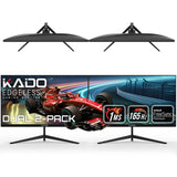 Kado Dual Gaming Monitor Setup - 2-Pack 27 165Hz 1ms 1920x1080 Flat Screen, AMD FreeSync Premium, Panoramic Gaming Multi-View Sp
