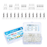 CQRobot JST XH 2.54 mm Pitch 2-Pin/3-Pin/4-Pin Electronic Connector IC Male Plugs, Female Sockets Housing and T-Shaped Crimp Ter