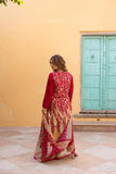 Gosriki Women'S Rayon Viscose Straight Printed Kurta With Pant & Dupatta (Setul Red-Gs_Xl_Red_X-Large),Red,,B0F38GW3VD