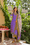 Gosriki Women'S Rayon Blend Straight Printed Kurta With Pant & Dupatta (Uchiha Purple-Gs_L_Purple_Large),Purple,,B0DCK9RNQ1