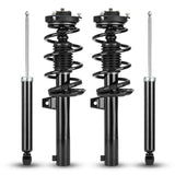 Front & Rear Struts w/Coil Springs for 2006-2013 Audi A3 Quattro / 2010-2014 Golf / 2005-2010 Jetta / 2006-2009 Passat Rabbit /