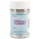 Glitter 4Oz-Silver