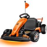 ENYOPRO 24V 7Ah Electric Go Kart for Kids, Licensed McLaren Go Cart w/3-Section Adjustable Seat, Soft Start & Brake Pedal, Elect