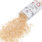 Miyuki Delica Seed Beads - Size 11/0 (1.6 mm), DB0674, Cream Silk Satin, 7.2 g, Approx. 1440 Beads, Made in Japan