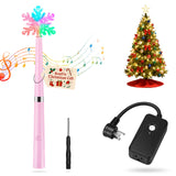 Wireless Remote Control Outlet, Magic Light Wand for Christmas Tree Lights and Home Decoration Lights, Remote Magic Wand Switch
