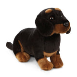 Living Nature Dachshund, Realistic Soft Cuddly Dog Toy, Naturli Eco-Friendly Plush, 8 Inches