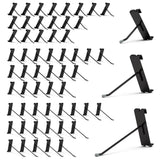 HUHOLE 60 Pack Gridwall Hooks 2 Inch, 4 Inch, 6 Inch-Black Metal Display Hangers for Wire Grid Panel - Heavy Duty Retail Store F