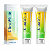 Intensive Lemon Whitening Toothpaste with Vitamin C, Probiotic Fluoride Free Formula for Morning Breath & Yellow Stains, Deep Cl