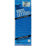 Duro Decal Permanent Adhesive Vinyl Letters & Numbers: 6 Gothic Blue