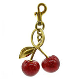 Adornest Cherry Bag Charms For Handbags Purse Charms Cute Cherry Keychains For Women Car Key Chains, Small, Resin