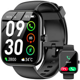 Smart Watch with Alexa Built-in, 1.83 HD Touchscreen Fitness Tracker, Bluetooth Notifications/Calls, IP68 Waterproof, 120+ Sport