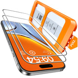 TOCOL for iPhone Air Screen Protector 6.5 inch 9H Hardness Military Grade Shatterproof HD Tempered Glass Full Coverage Easy Inst