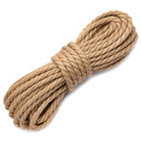 Jute Rope(1/2inchX50ft) Twisted Hemp Rope for Crafts, Landscaping, Home D cor, Tug of War Ropes,Swing,and Gardening, Strong, an