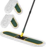 36 Commercial Dust Mop for Floor Cleaning with Replacement Mop Pads, Heavy Duty Industrial Large Floor Wet Dry Mop for Cleaning