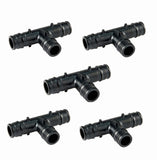 (Pack of 5) EFIELD Poly Pex-A Expansion Fittings 1/2x 1/2x1/2 Tee For Pex A Pipe Only, ASTM F1960 (5)