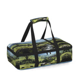 LPLSNWS Alpine Farm Cows Printed Insulated Casserole Storage Bag Insulated bag for hot and cold food, durable Oxford cloth tot