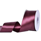 Ribest Burgundy Double Faced Satin Ribbon, 2 Inch 25 Yard Ribbon for Crafts Gift Wrapping Bows Wedding Party Decoration Bouquet
