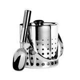 Mikasa Cheers Stainless Steel Ice Bucket and Scoop Silver-New
