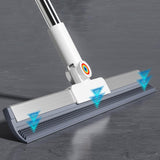 18inch Floor Squeegee Broom with 61inch Long Handle