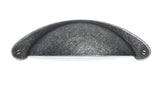 Richelieu Hardware BP82333903 Sorbonne Collection 3-inch (76 mm) Center-to-Center Antique Iron Traditional Cup Shaped Cabinet an