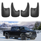 BDFHYK Mud Flaps Splash Guards 4PCS Front & Rear Side Mud Guards Compatible with Dodge Ram 1500 2500 3500 (2009-2022) Without OE