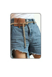 Fabme Dress, Jeans, Multipurpose Gold Plated Belts For Women, Wide Alloy Metal Thick Chain Belt, Fashion Cinch Belt, Ladies Wais