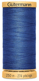 Gutermann Natural Cotton Thread 273 YardsRoyal Blue