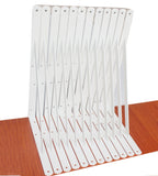12 Pack L11 x H 8 White Heavy Duty Shelf Brackets with Screws Metal Shelf Brackets Shelf Support Angle Brackets for Shelves L Br