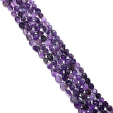 BEADIA Irregular Natural Amethyst Crystal Stone Loose Semi Gemstone Beads for Jewelry Making 7-10mm 38cm