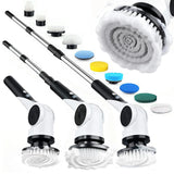 Electric Spin Scrubber, 3Speed Cordless Shower Scrubber with 90 Adjustable & 10 Replaceable Brush Heads, 90 Mins Runtime & Full