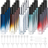 Domensi 20 Pcs 10ml Perfume Travel Refillable Bottles Glass Spray Bottle Perfume Atomizer for Cologne Dispenser Leak-proof Fragr