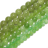 8mm Green Olivine Natural Stone Beads Round Loose Beads for Jewelry Making Yochus DIY Beads Bracelet Necklace