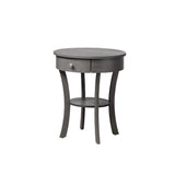 Convenience Concepts Classic Accents Schaffer End Table, Dark Gray Wirebrush