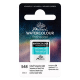 PHOENIX Professional Watercolor Paint - Single Watercolor Half Pan - Cobalt Turquoise Light 548