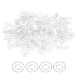 HARFINGTON 150pcs M12 PVC Flat Washers 12mm ID 20mm OD 0.5mm Thick Sealing Gasket Ring Spacer Metric Round Washers Replacement f