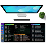 Galdas Gaming Mouse Pad XXL XL Large Long Extended Big Mousepad Non-Slip Rubber Keyboard Desk Pad with Stitched Edges for Laptop