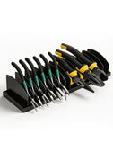 Reniteco Plier Organizer Rack, Pliers Holder with Non-Slip Rubber Base and Adjustable Dividers, 11-Slot Tool Box Organizer, Cutt