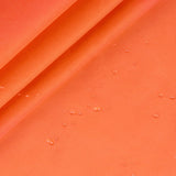 RUDONG M Ripstop Nylon Fabric by The Yard, 3 Yard x 58 Inch Wide Orange Polyester Fabric, Waterproof Fabric for Outdoor Clothing