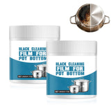 2Pcs Powerful Burnt Residue Remover Paste for Cookware, All Purpose Pot Cleaner for Bottom of Pans, Stainless Steel Cleaner Poli